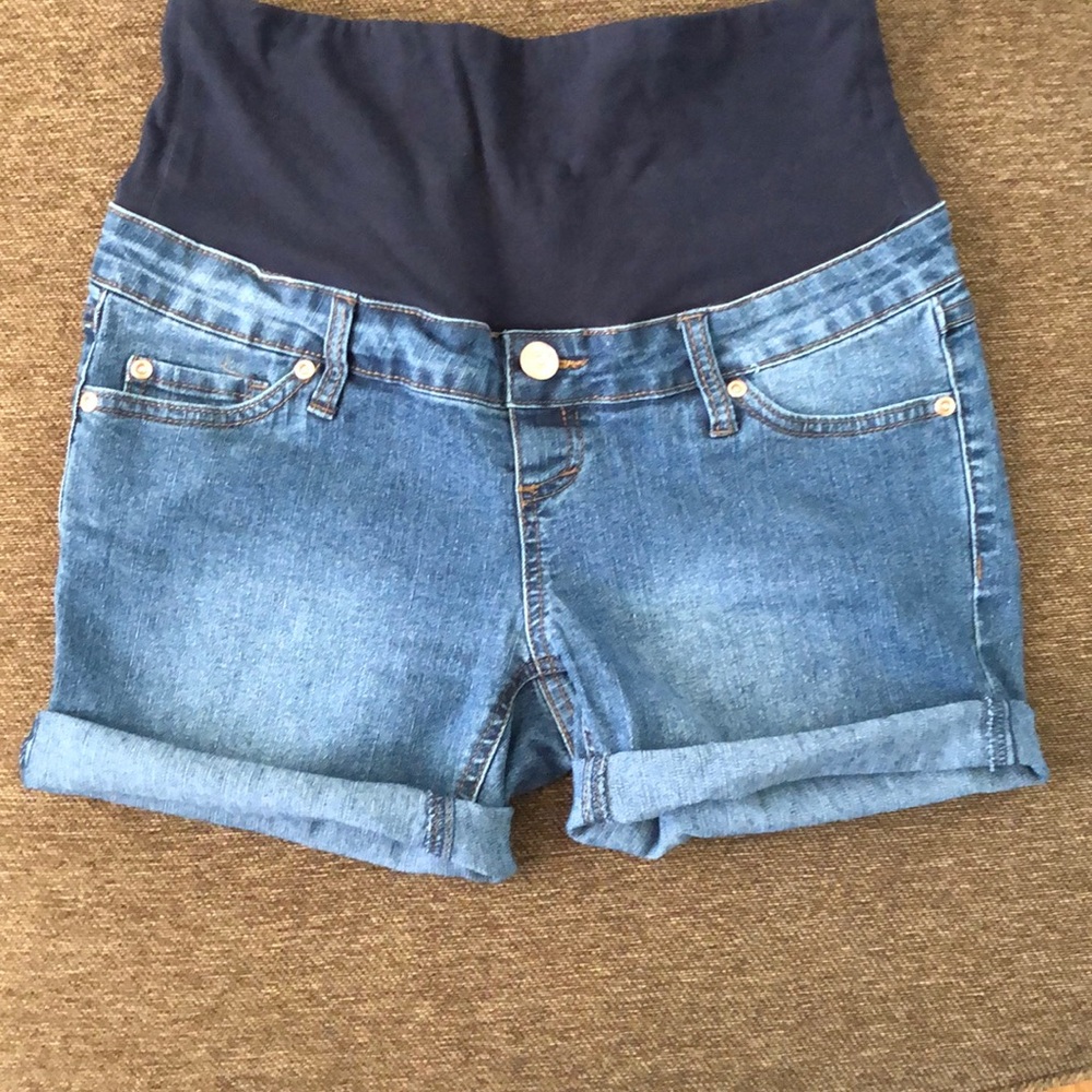 Maternity Jean Shorts